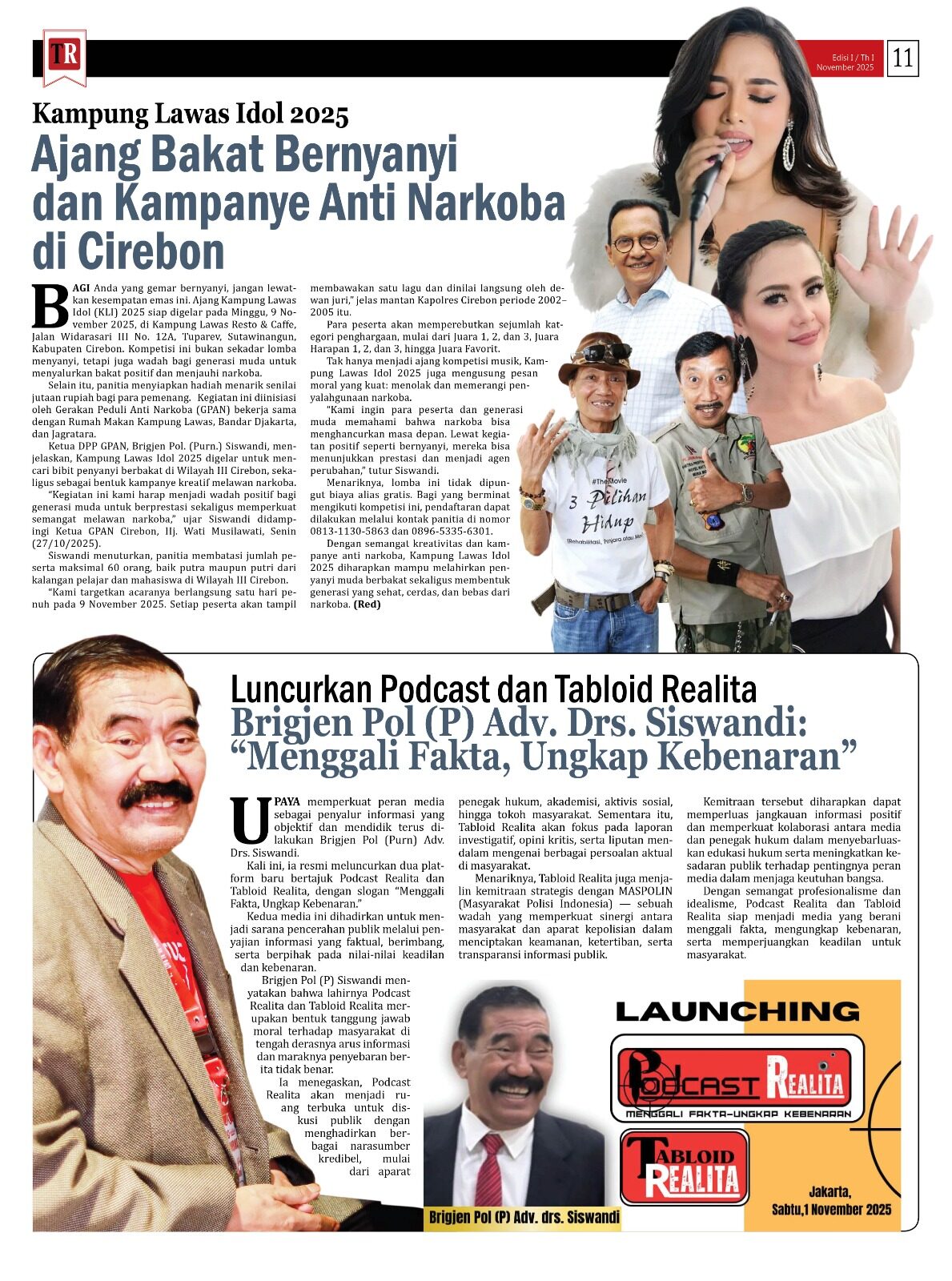 KLI 2025, Ajang Bakat Bernyanyi dan Kampanye Anti Narkoba di Cirebon